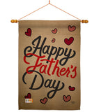 Happy Father's Day - Father's Day Summer Vertical Impressions Decorative Flags HG191087 Made In USA