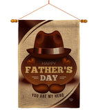 You Are My Hero - Father's Day Summer Vertical Impressions Decorative Flags HG192365 Made In USA