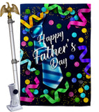 Best Tie Father - Father's Day Summer Vertical Impressions Decorative Flags HG192569 Made In USA