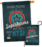 Superhero Dad - Father's Day Summer Vertical Impressions Decorative Flags HG115104 Made In USA