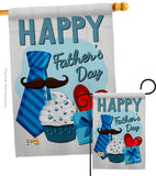 Happy Father's Day - Father's Day Summer Vertical Impressions Decorative Flags HG115117 Made In USA