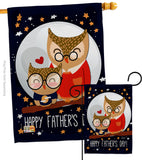 Owls Father's Day - Father's Day Summer Vertical Impressions Decorative Flags HG137177 Made In USA