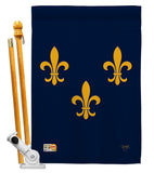 Midwest French American - Fleur De Lys Interests Vertical Impressions Decorative Flags HG118004 Made In USA