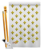 Royal French - Fleur De Lys Interests Vertical Impressions Decorative Flags HG118005 Made In USA