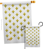 Royal French - Fleur De Lys Interests Vertical Impressions Decorative Flags HG118005 Made In USA