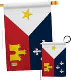 Acadiana - Fleur De Lys Interests Vertical Impressions Decorative Flags HG118008 Made In USA