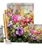 Spring Bouquet - Floral Spring Vertical Impressions Decorative Flags HG104123 Made In USA