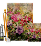 Spring Bouquet - Floral Spring Vertical Impressions Decorative Flags HG104123 Made In USA