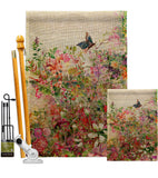 Flower Garden - Floral Spring Vertical Impressions Decorative Flags HG104131 Made In USA
