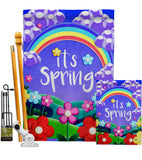 Colorful Spring - Floral Spring Vertical Impressions Decorative Flags HG192499 Made In USA