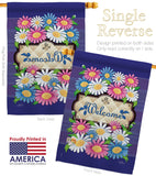 Welcome Daisies - Floral Spring Vertical Impressions Decorative Flags HG104076 Made In USA