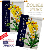 Spring Yellow Flowers - Floral Spring Vertical Impressions Decorative Flags HG104111 Made In USA