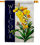 Spring Yellow Flowers - Floral Spring Vertical Impressions Decorative Flags HG104111 Made In USA