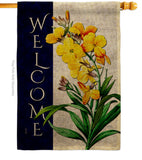 Spring Yellow Flowers - Floral Spring Vertical Impressions Decorative Flags HG104111 Made In USA