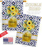 Sunflower Bouquet - Floral Spring Vertical Impressions Decorative Flags HG104115 Made In USA