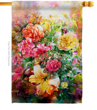 Garden Arrangement - Floral Spring Vertical Impressions Decorative Flags HG104124 Made In USA