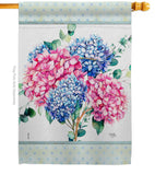 Hydrogens Burlap - Floral Spring Vertical Impressions Decorative Flags HG104139 Made In USA