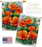 Red Hibiscus - Floral Spring Vertical Impressions Decorative Flags HG104140 Made In USA