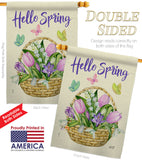 Spring - Floral Spring Vertical Impressions Decorative Flags HG137366 Made In USA