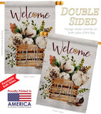 Cotton Bouquet Y'all - Floral Spring Vertical Impressions Decorative Flags HG137504 Made In USA