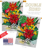 Summer Floral - Floral Spring Vertical Impressions Decorative Flags HG192650 Made In USA
