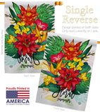Summer Floral - Floral Spring Vertical Impressions Decorative Flags HG192650 Made In USA