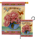 Springtime - Floral Spring Vertical Impressions Decorative Flags HG104084 Made In USA