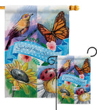 Spring Has Sprung - Floral Spring Vertical Impressions Decorative Flags HG104085 Made In USA