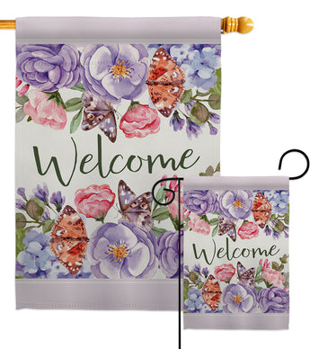 Colorful Bouquet - Floral Spring Vertical Impressions Decorative Flags HG104104 Made In USA