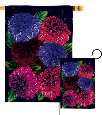 My Dahlia - Floral Spring Vertical Impressions Decorative Flags HG104148 Made In USA