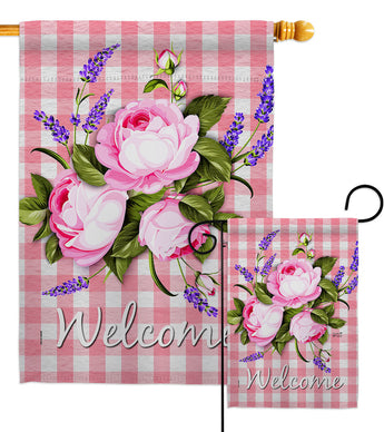 Roses - Floral Spring Vertical Impressions Decorative Flags HG137408 Made In USA