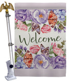 Colorful Bouquet - Floral Spring Vertical Impressions Decorative Flags HG104104 Made In USA