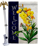 Spring Yellow Flowers - Floral Spring Vertical Impressions Decorative Flags HG104111 Made In USA