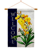 Spring Yellow Flowers - Floral Spring Vertical Impressions Decorative Flags HG104111 Made In USA