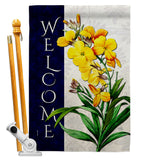 Spring Yellow Flowers - Floral Spring Vertical Impressions Decorative Flags HG104111 Made In USA