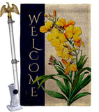 Spring Yellow Flowers - Floral Spring Vertical Impressions Decorative Flags HG104111 Made In USA