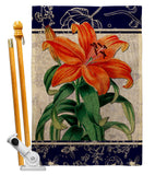 Orange Lilies - Floral Spring Vertical Impressions Decorative Flags HG104113 Made In USA