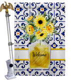 Sunflower Bouquet - Floral Spring Vertical Impressions Decorative Flags HG104115 Made In USA