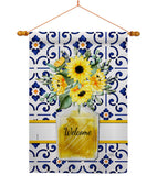 Sunflower Bouquet - Floral Spring Vertical Impressions Decorative Flags HG104115 Made In USA