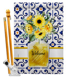 Sunflower Bouquet - Floral Spring Vertical Impressions Decorative Flags HG104115 Made In USA