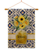 Sunflower Bouquet - Floral Spring Vertical Impressions Decorative Flags HG104115 Made In USA