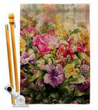 Spring Bouquet - Floral Spring Vertical Impressions Decorative Flags HG104123 Made In USA