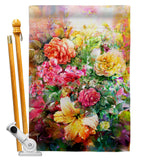 Garden Arrangement - Floral Spring Vertical Impressions Decorative Flags HG104124 Made In USA