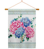 Hydrogens Burlap - Floral Spring Vertical Impressions Decorative Flags HG104139 Made In USA