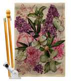 Pink Bouquet - Floral Garden Friends Vertical Impressions Decorative Flags HG120251 Made In USA