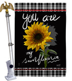 My Sunflower - Floral Spring Vertical Impressions Decorative Flags HG137253 Made In USA