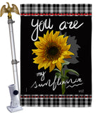 My Sunflower - Floral Spring Vertical Impressions Decorative Flags HG137253 Made In USA