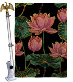 Colorful Losts - Floral Garden Friends Vertical Impressions Decorative Flags HG137627 Made In USA