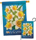 Daffodils - Floral Spring Vertical Impressions Decorative Flags HG104070 Made In USA