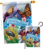 Spring Has Sprung - Floral Spring Vertical Impressions Decorative Flags HG104085 Made In USA